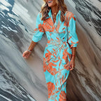 Paisley | Wrap-Style Printed Dress