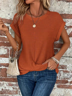 Livia | Classic Crew Neck Blouse