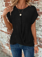 Livia | Classic Crew Neck Blouse