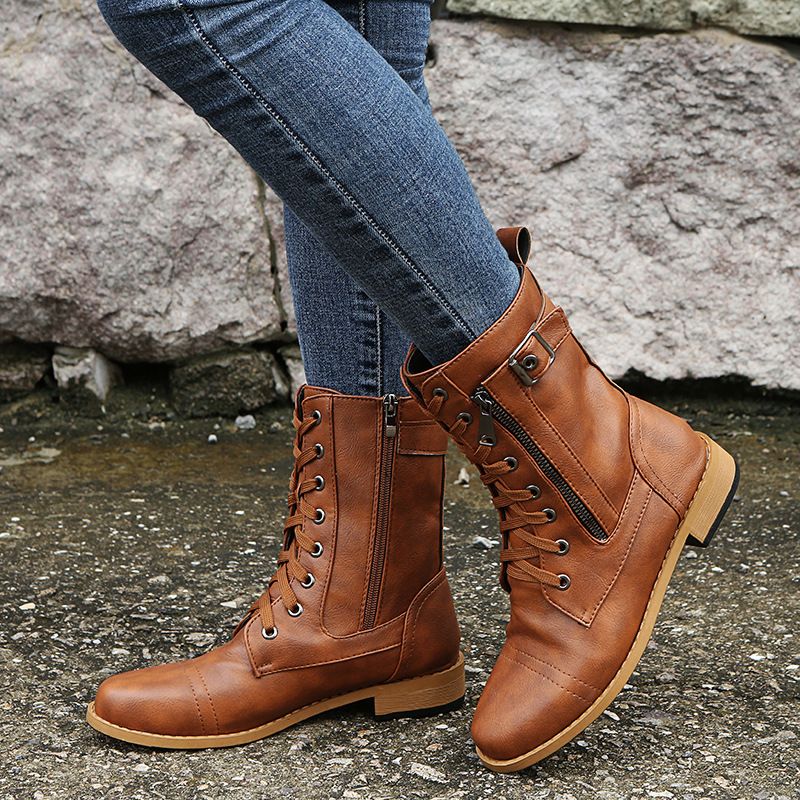Bottes élégantes en cuir Madeleine